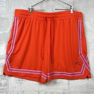 NWT Nike Fly Crossover Dri-FIT Basketball Shorts Women’s 3X Orange Purple $64